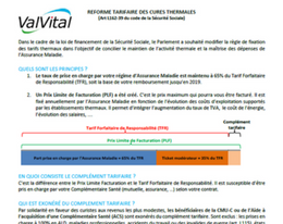 Réforme tarifaire Aix-les-Bains