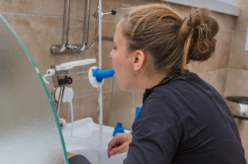 soin cure thermale voies respiratoires - gargarisme