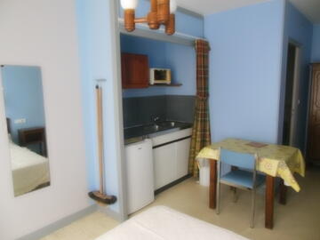 Studio bleu : kitchenette