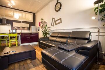 Cuisine ouverte sur salon