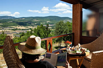 Hostellerie Val de Sault - Terrasse
