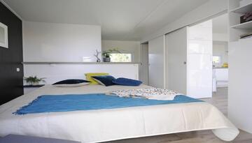 Mobilhome luxe chambre