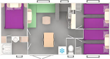 Mobil-home Alpage plan