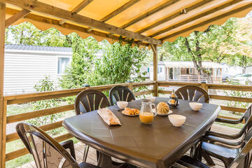 Mobil-home Alpage terrasse