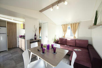 Mobil-home Edelweiss pièce à vivre