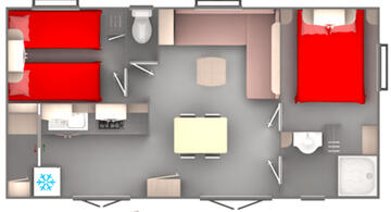 Mobil-home Edelweiss plan