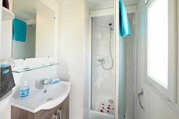 Mobil-home Edelweiss salle d'eau