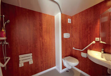 Mobil-home PMR salle d'eau
