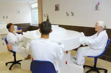 soin cure thermale rhumatologie - bain local des mains ou des pieds