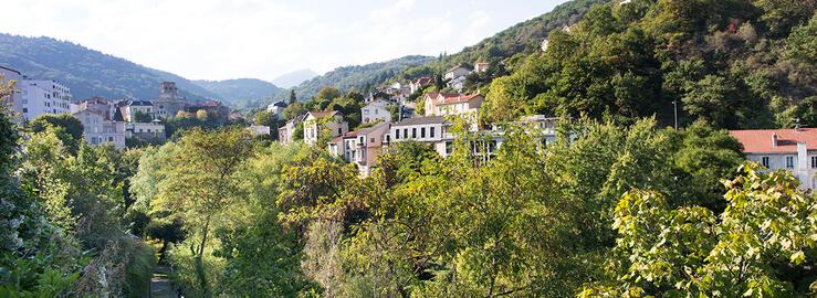 vue sur la ville de Royat