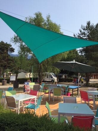 Camping Les Templiers - Terrasse