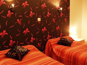 Chambre avec lits simples